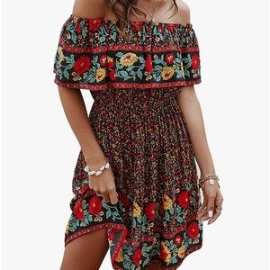 Mexican style flower Dress